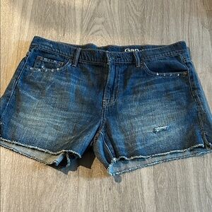 GAP Women's Dark Blue Jean Shorts